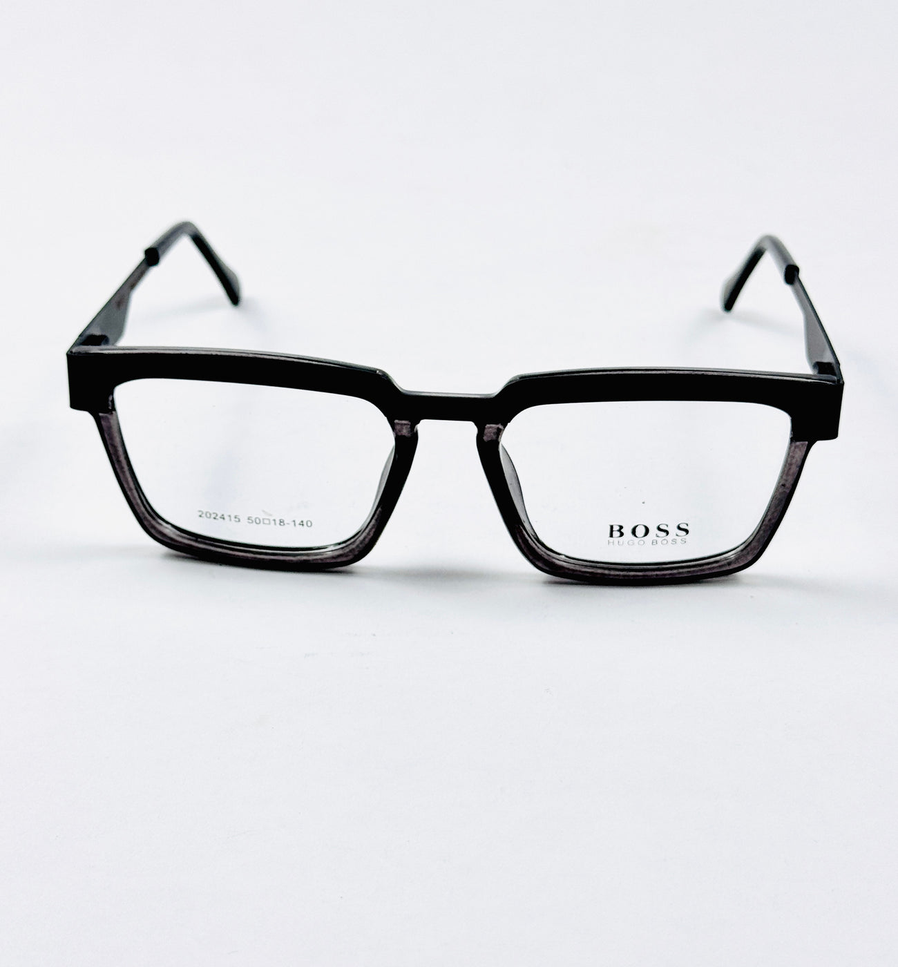 Boss – 202415 – 50 - Black Grey – Metal - Acetate  – Optics - Unisex