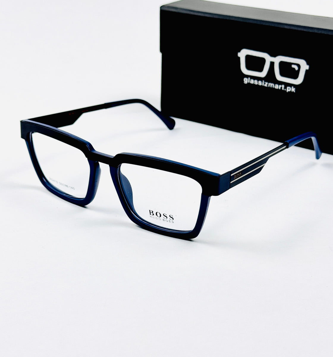 Boss – 202415 – 50 - Blue – Metal - Acetate  – Optics - Unisex