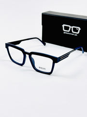 Boss – 202415 – 50 - Blue – Metal - Acetate  – Optics - Unisex