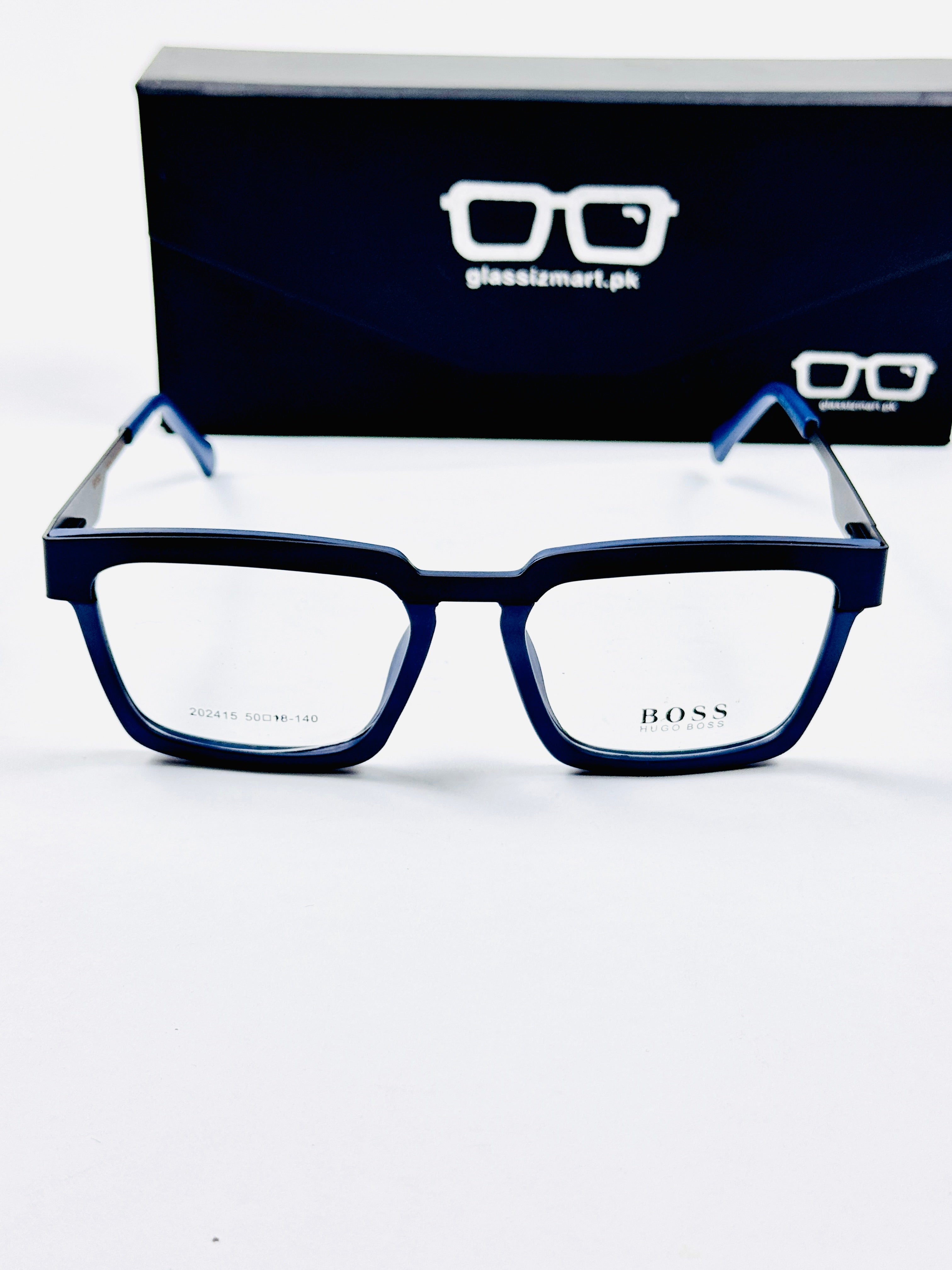 Boss – 202415 – 50 - Blue – Metal - Acetate  – Optics - Unisex