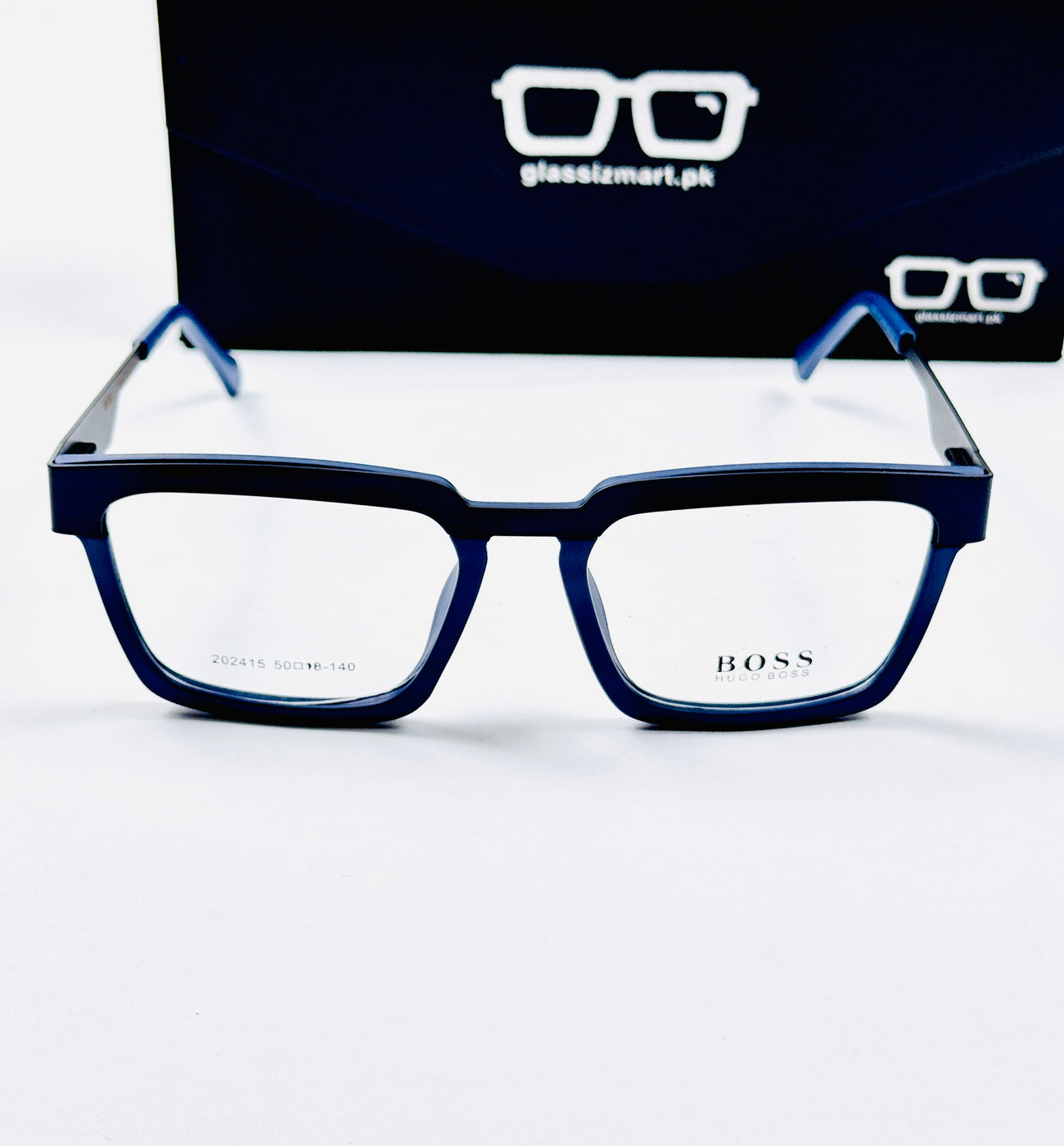 Boss – 202415 – 50 - Blue – Metal - Acetate  – Optics - Unisex