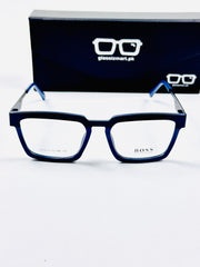 Boss – 202415 – 50 - Blue – Metal - Acetate  – Optics - Unisex