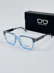 Prada – 202411 – 50 - Translucent Blue – Metal - Acetate  – Optics - Unisex