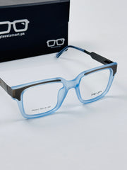 Prada – 202411 – 50 - Translucent Blue – Metal - Acetate  – Optics - Unisex