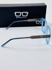 Prada – 202411 – 50 - Translucent Blue – Metal - Acetate  – Optics - Unisex