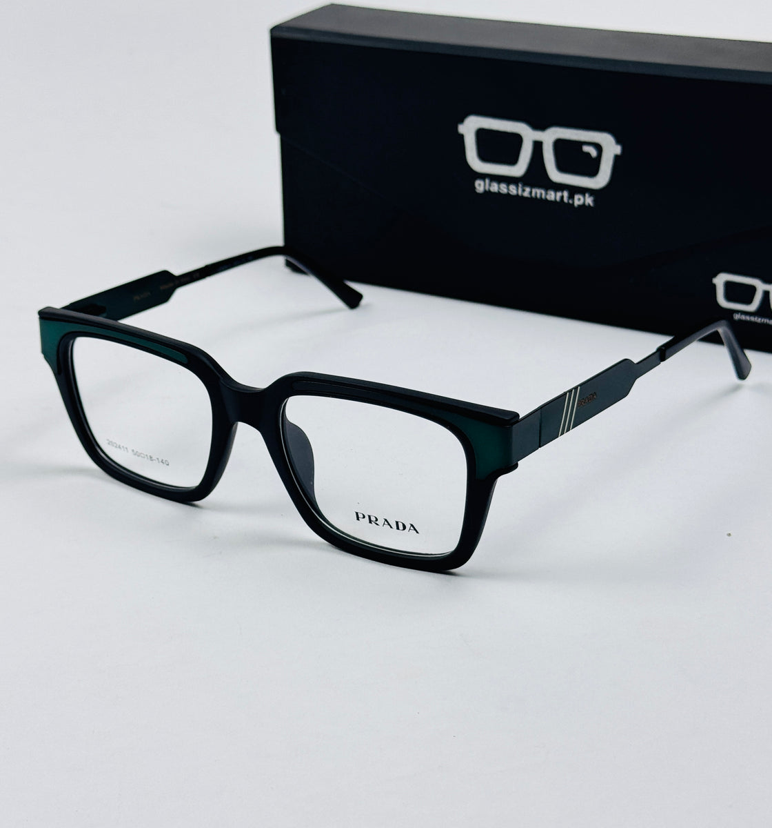 Prada – 202411 – 50 - Blue – Metal - Acetate  – Optics - Unisex