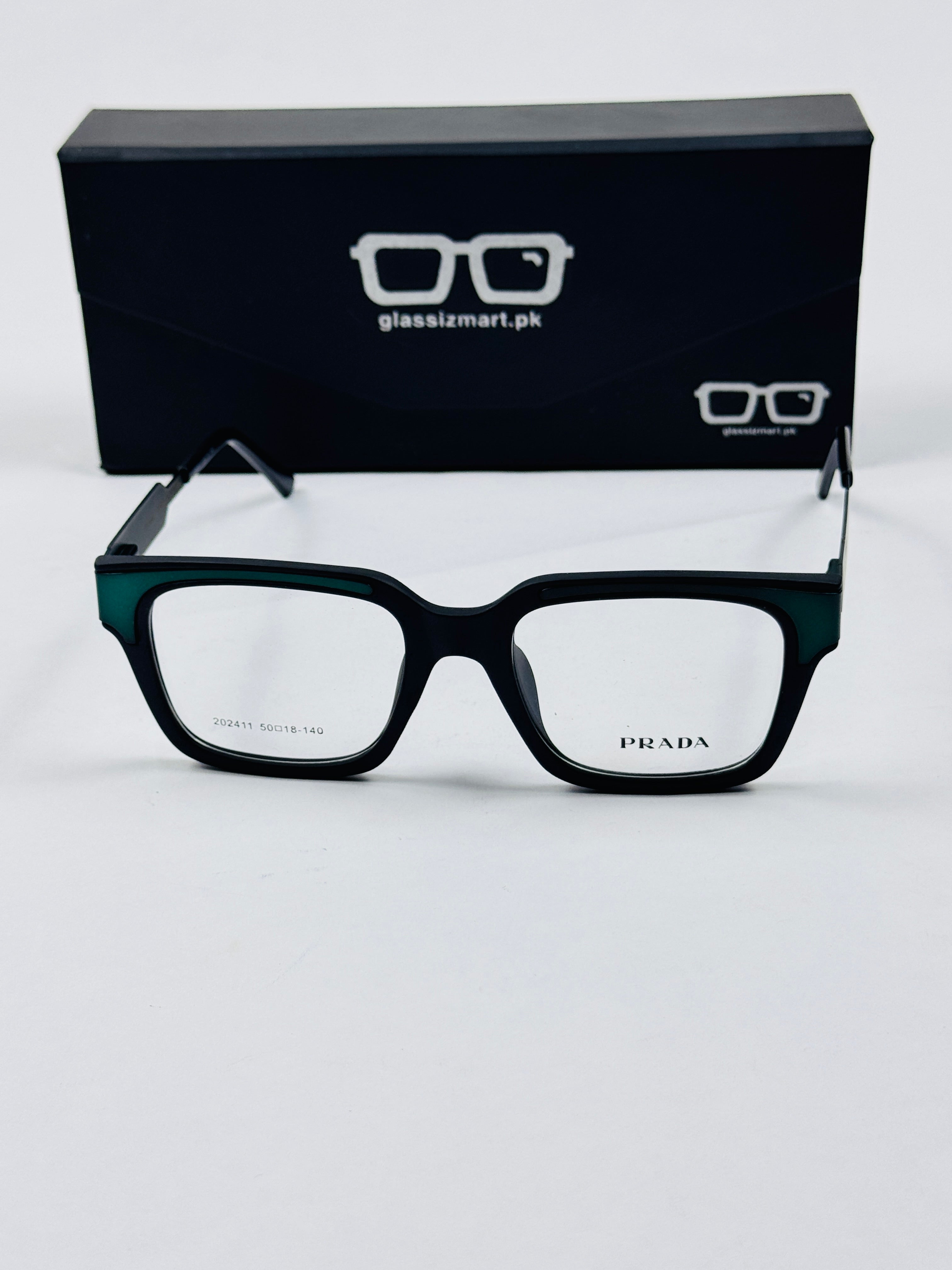 Prada – 202411 – 50 - Blue – Metal - Acetate  – Optics - Unisex