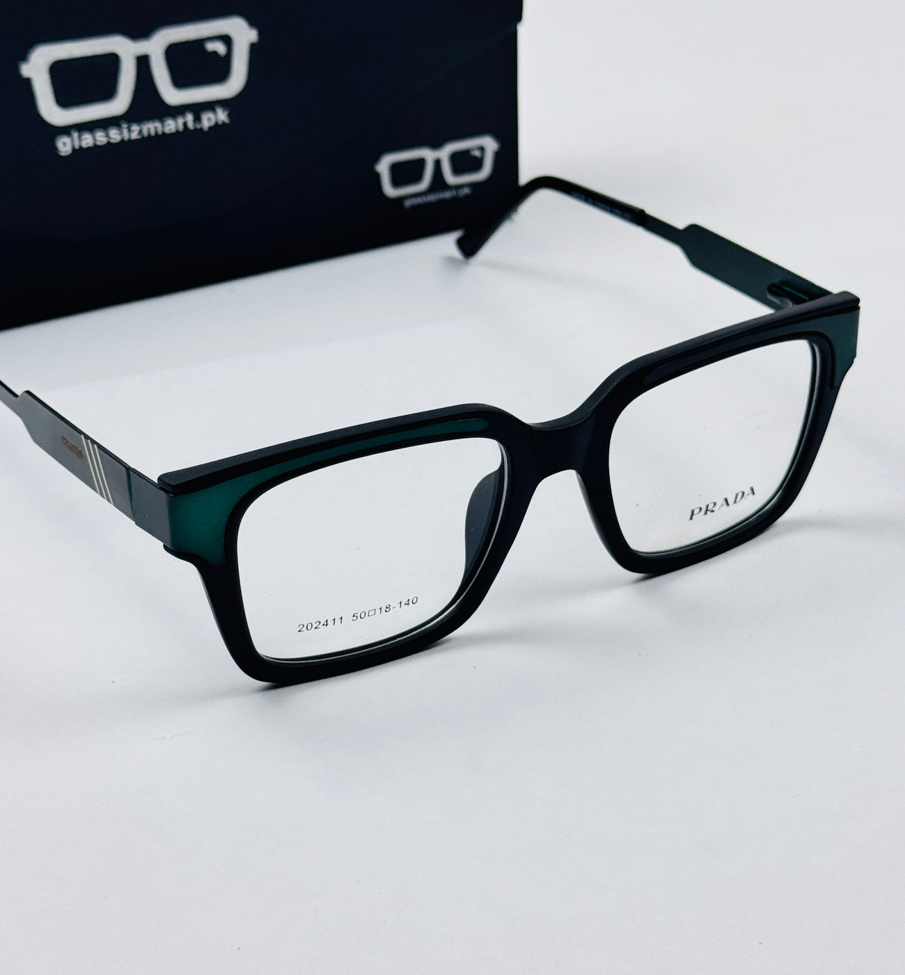 Prada – 202411 – 50 - Blue – Metal - Acetate  – Optics - Unisex