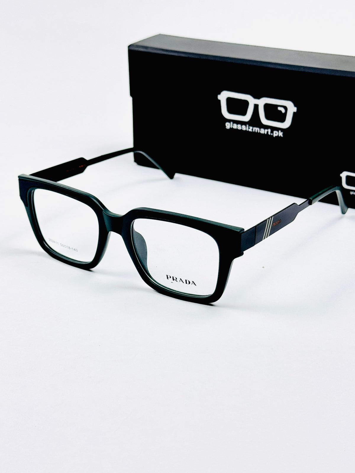 Prada – 202411 – 50 - Black Green – Metal - Acetate  – Optics - Unisex