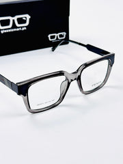 Prada – 202411 – 50 - Black Grey – Metal - Acetate  – Optics - Unisex