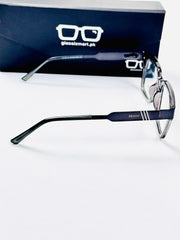 Prada – 202411 – 50 - Black Grey – Metal - Acetate  – Optics - Unisex