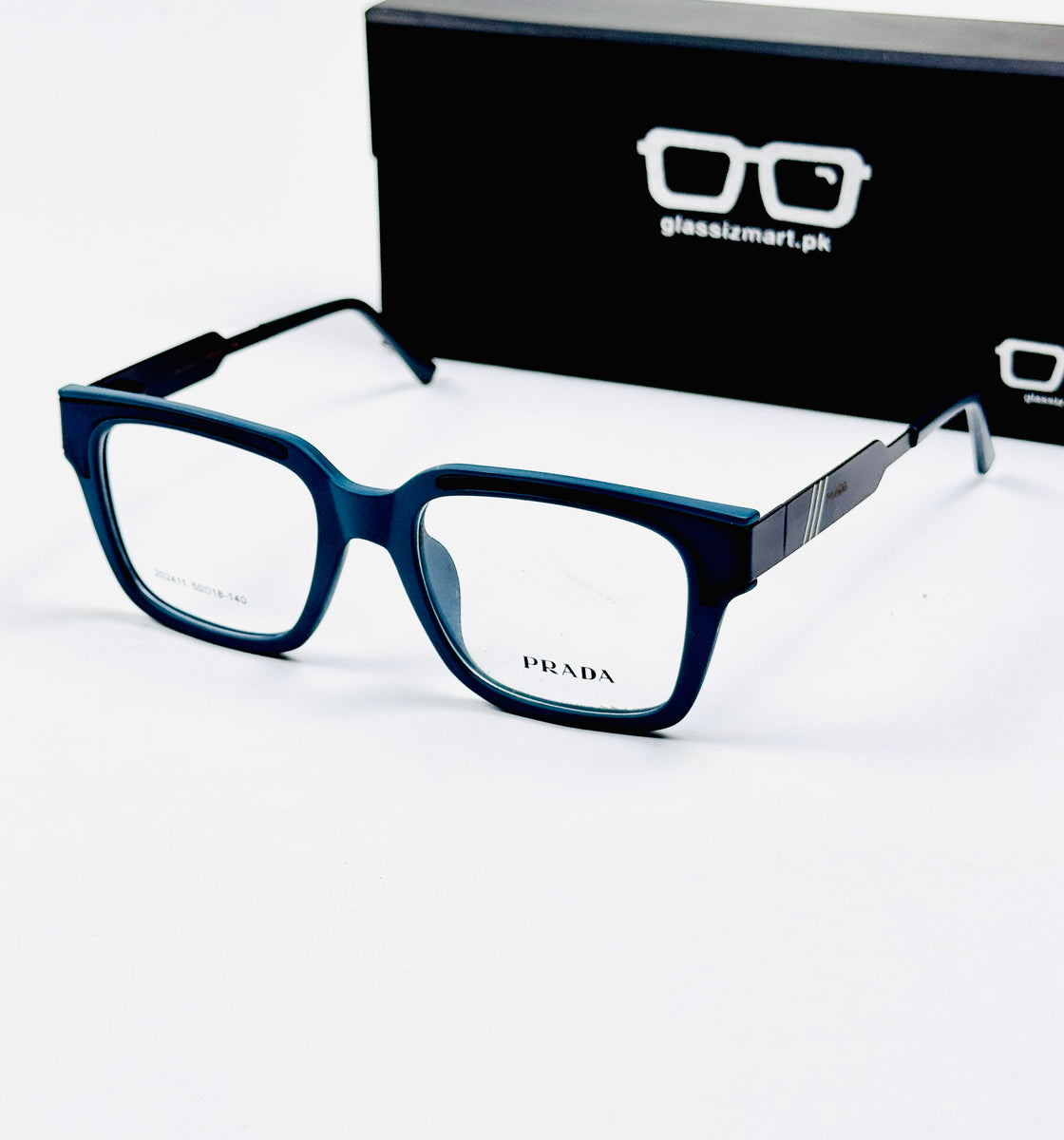 Prada – 202411 – 50 - Black Green – Metal - Acetate  – Optics - Unisex