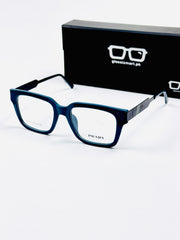 Prada – 202411 – 50 - Black Green – Metal - Acetate  – Optics - Unisex