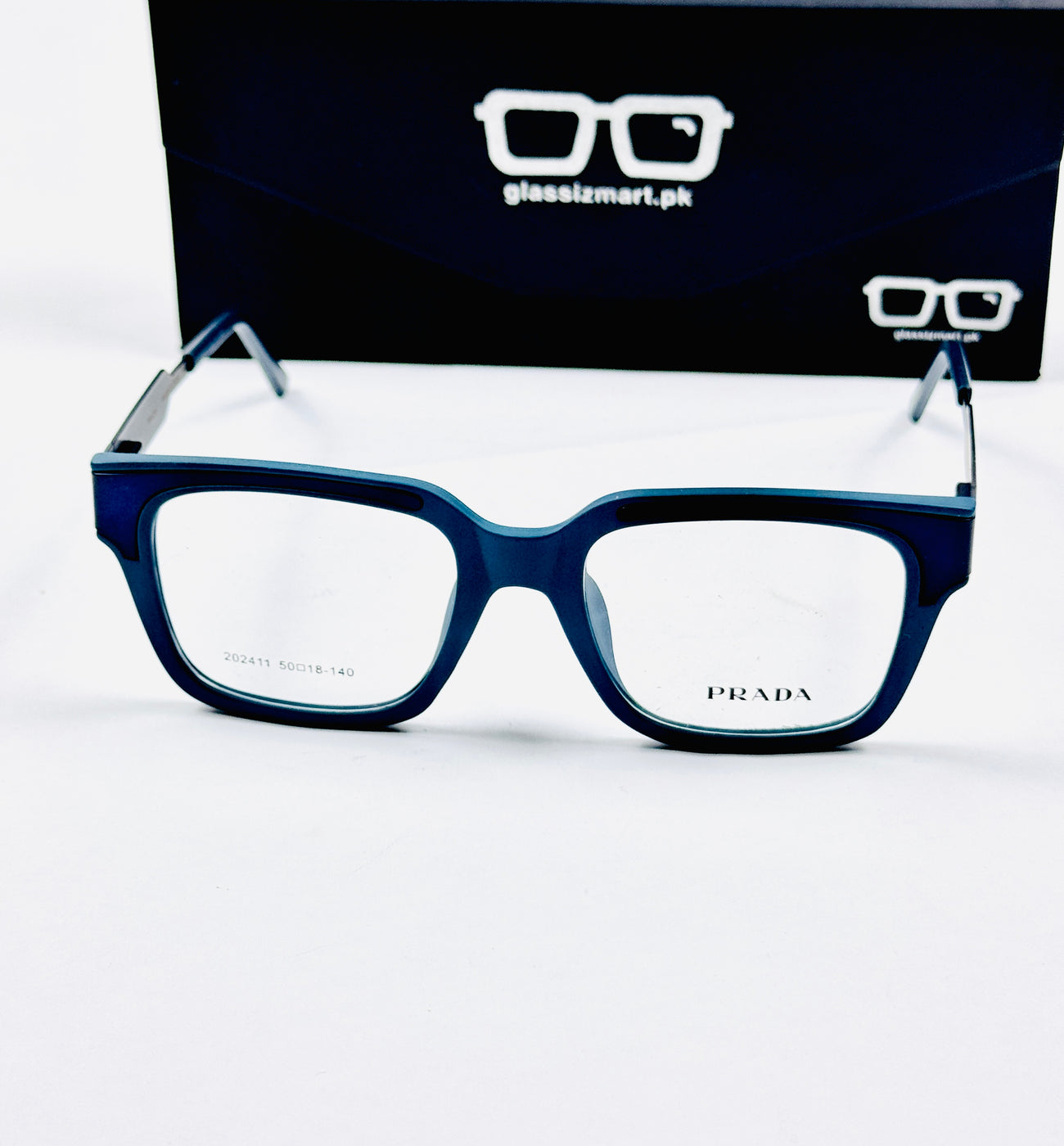 Prada – 202411 – 50 - Black Green – Metal - Acetate  – Optics - Unisex