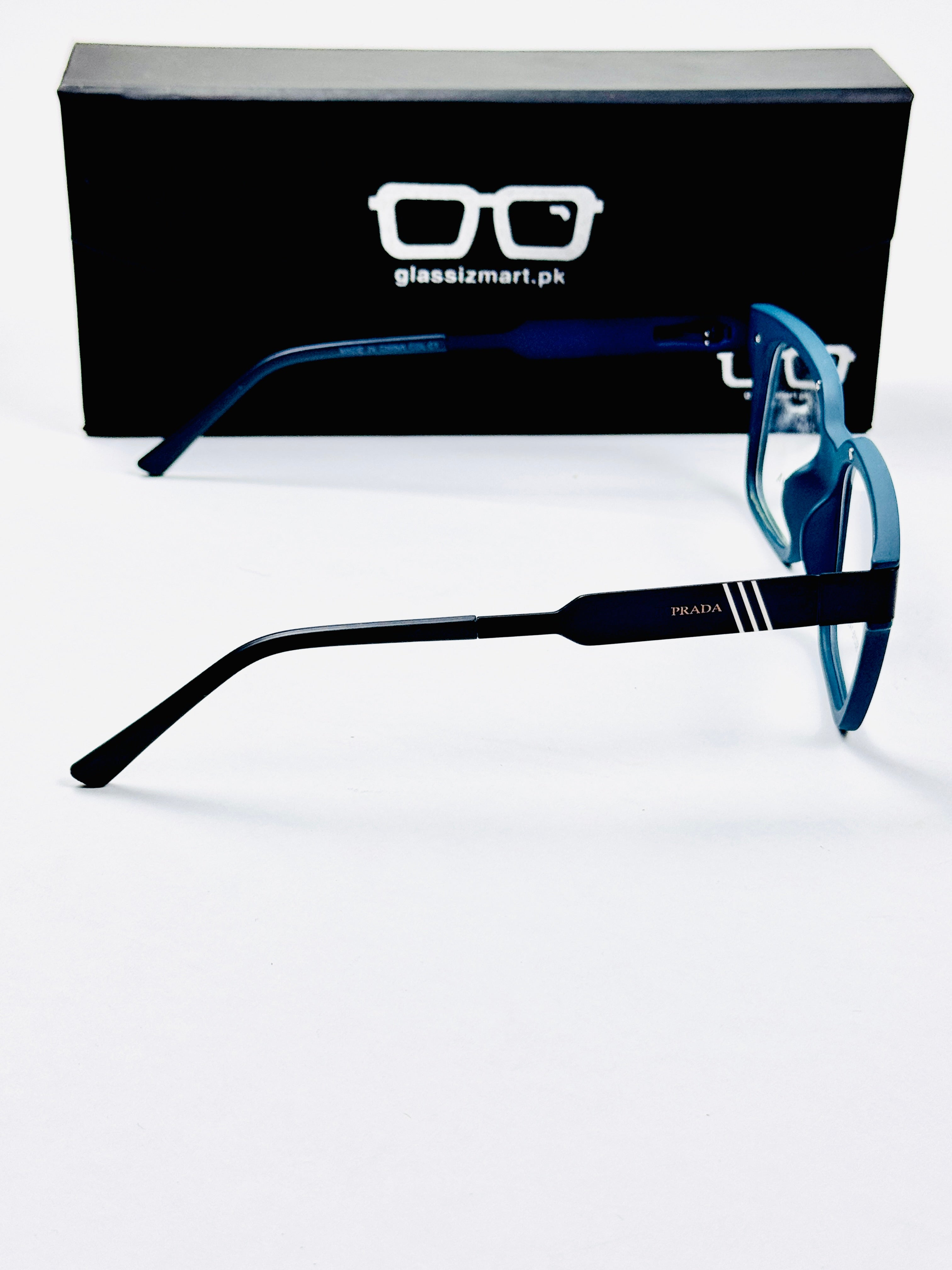 Prada – 202411 – 50 - Black Green – Metal - Acetate  – Optics - Unisex