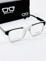 Prada – 202411 – 50 - Black White – Metal - Acetate  – Optics - Unisex