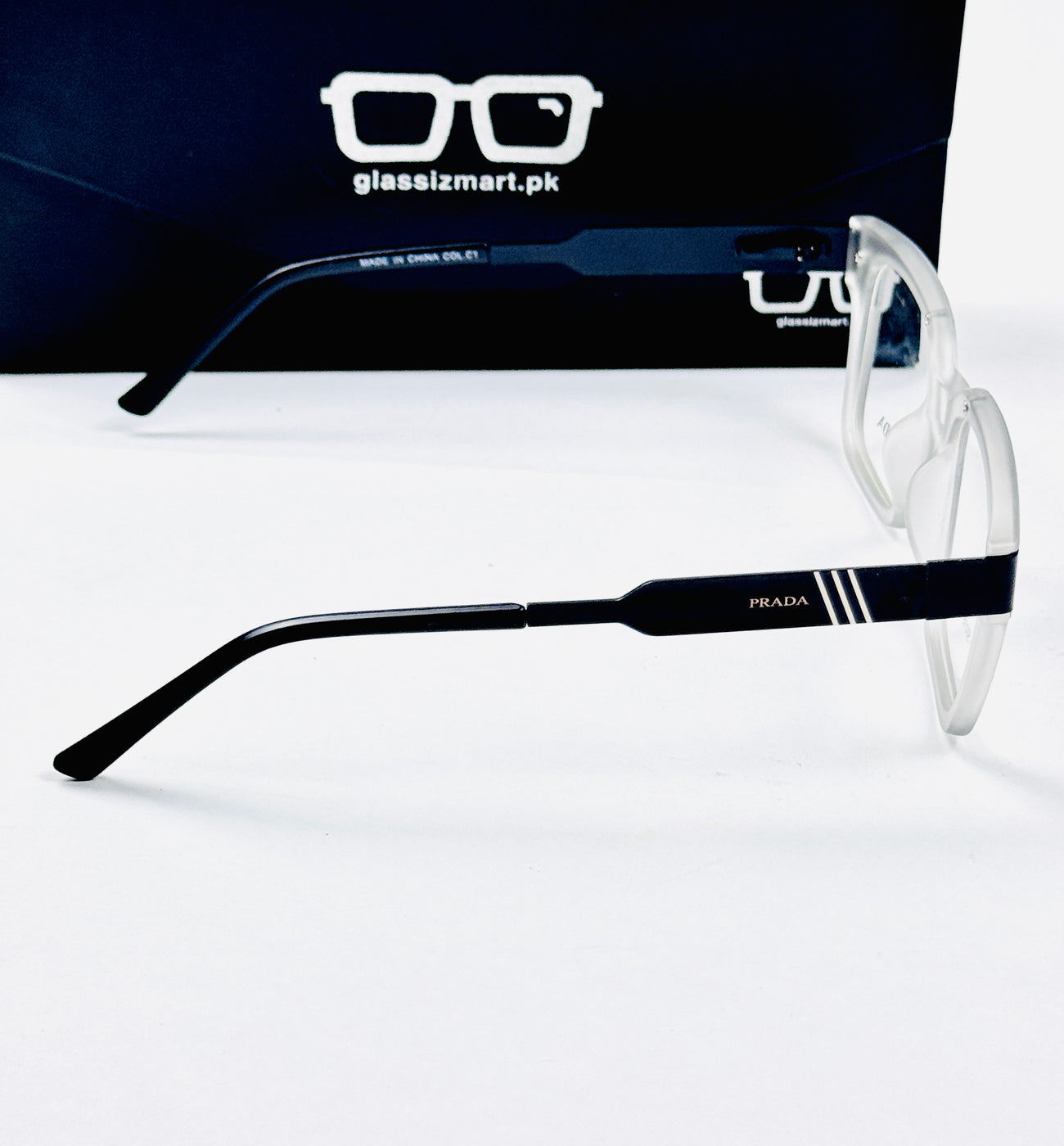 Prada – 202411 – 50 - Black White – Metal - Acetate  – Optics - Unisex