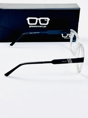 Prada – 202411 – 50 - Black White – Metal - Acetate  – Optics - Unisex