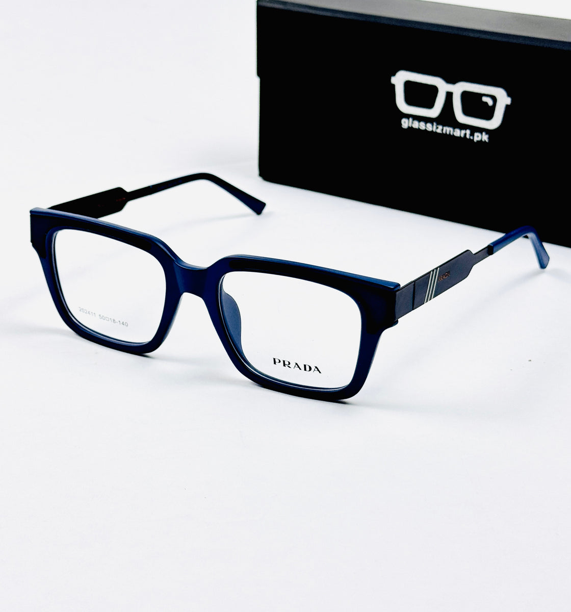 Prada – 202411 – 50 - Blue – Metal - Acetate  – Optics - Unisex