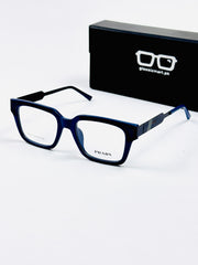 Prada – 202411 – 50 - Blue – Metal - Acetate  – Optics - Unisex