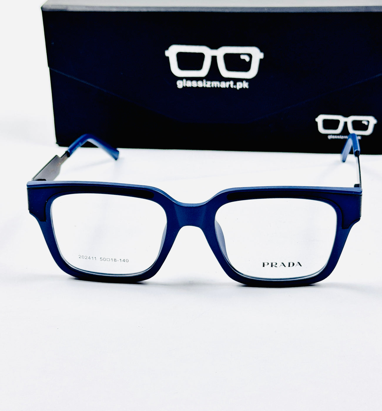 Prada – 202411 – 50 - Blue – Metal - Acetate  – Optics - Unisex