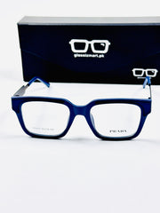 Prada – 202411 – 50 - Blue – Metal - Acetate  – Optics - Unisex