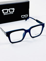 Prada – 202411 – 50 - Blue – Metal - Acetate  – Optics - Unisex