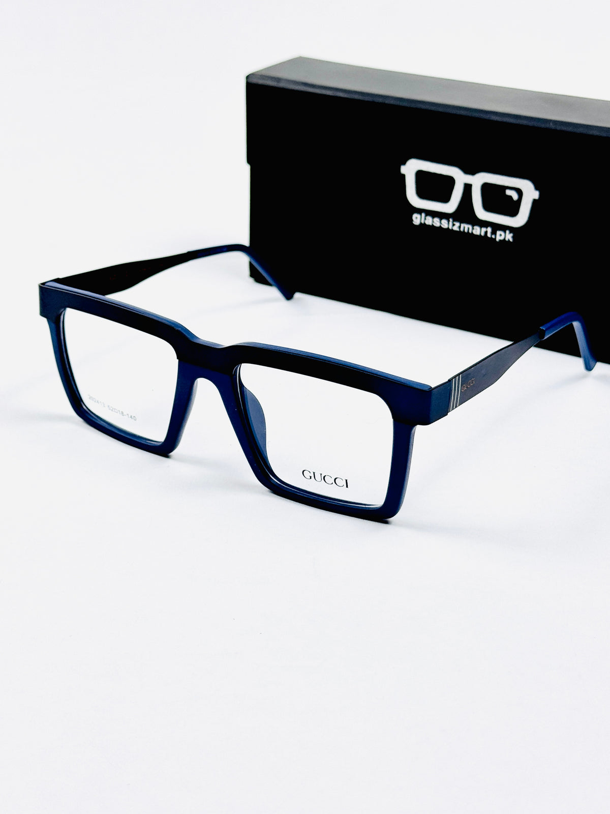 Gucci – 202413 – 52 - Blue – Metal - Acetate  – Optics - Unisex