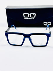 Gucci – 202413 – 52 - Blue – Metal - Acetate  – Optics - Unisex