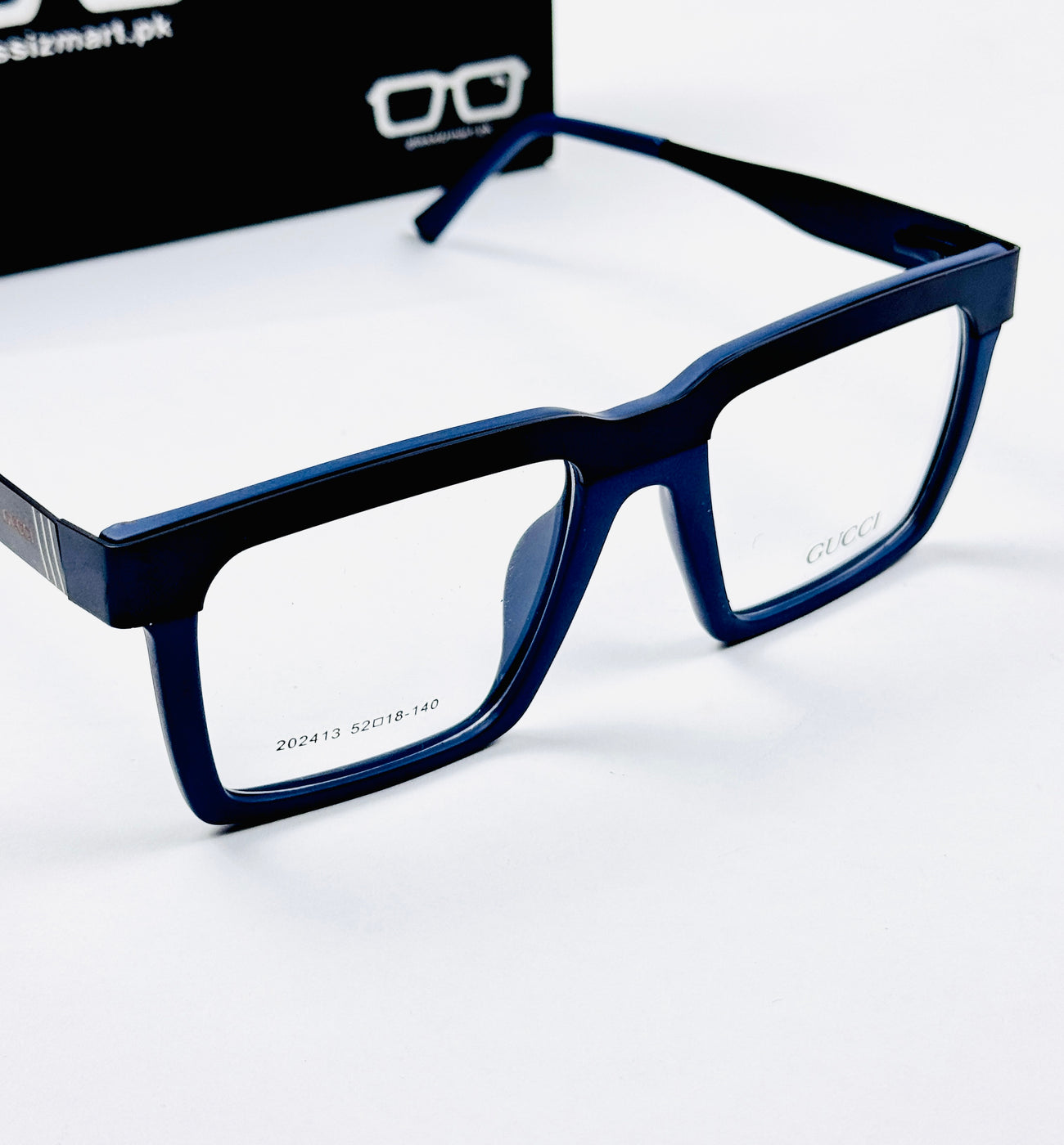 Gucci – 202413 – 52 - Blue – Metal - Acetate  – Optics - Unisex