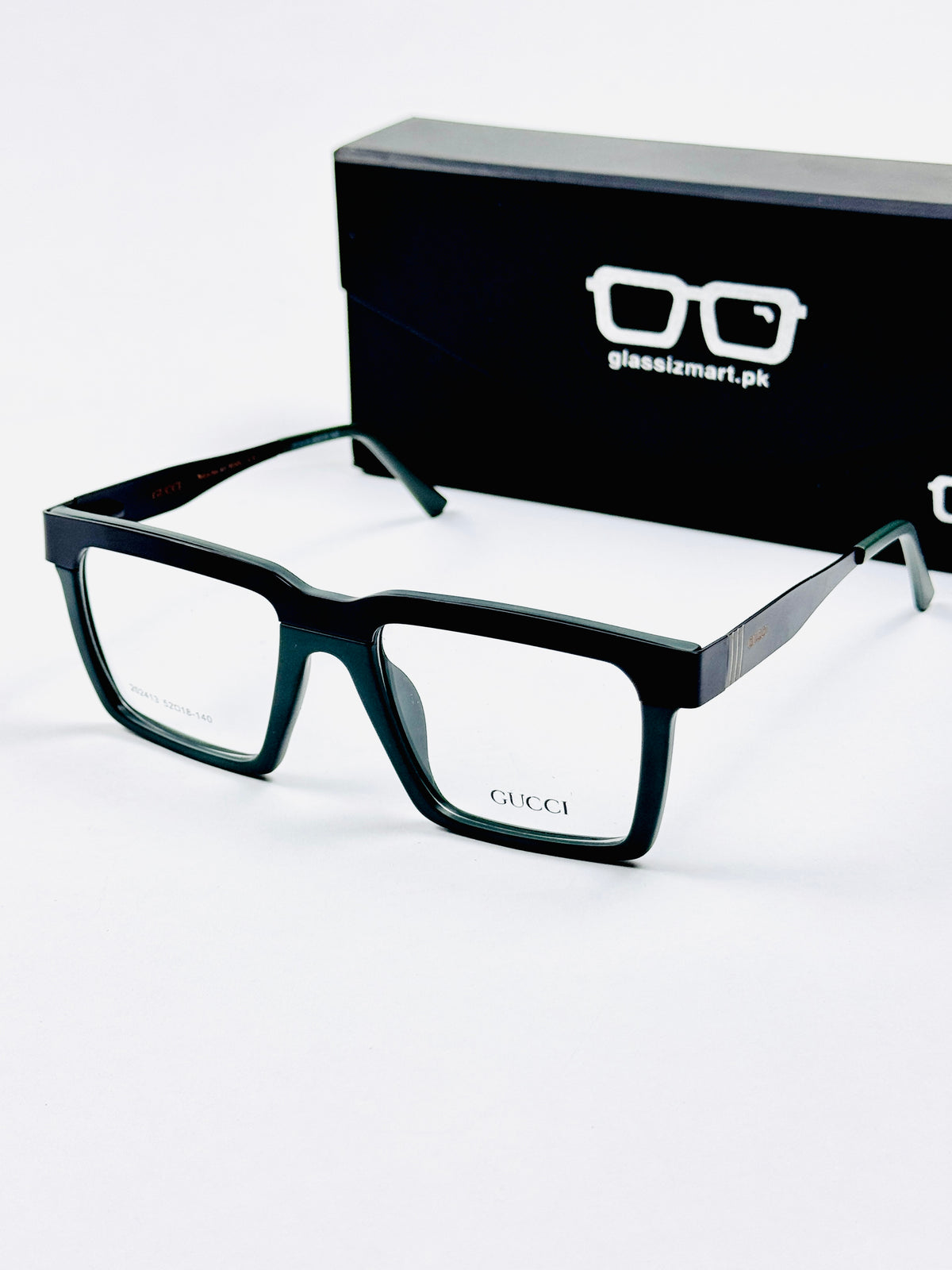 Gucci – 202413 – 52 - Green – Metal - Acetate  – Optics - Unisex