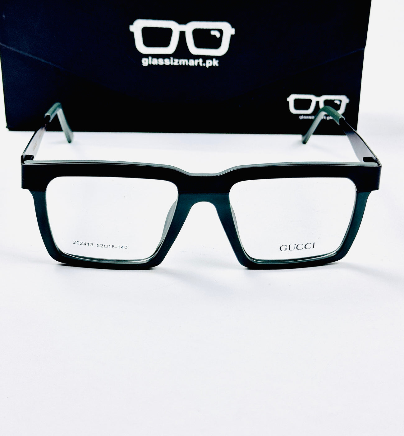 Gucci – 202413 – 52 - Green – Metal - Acetate  – Optics - Unisex