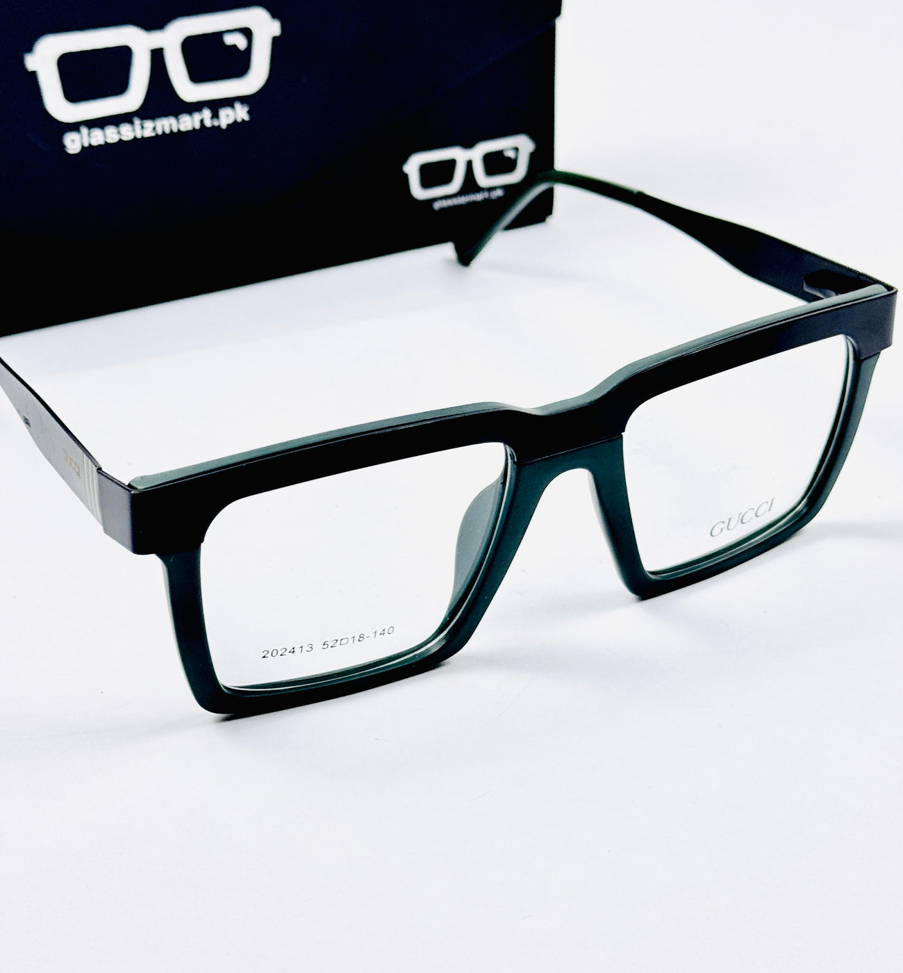 Gucci – 202413 – 52 - Green – Metal - Acetate  – Optics - Unisex