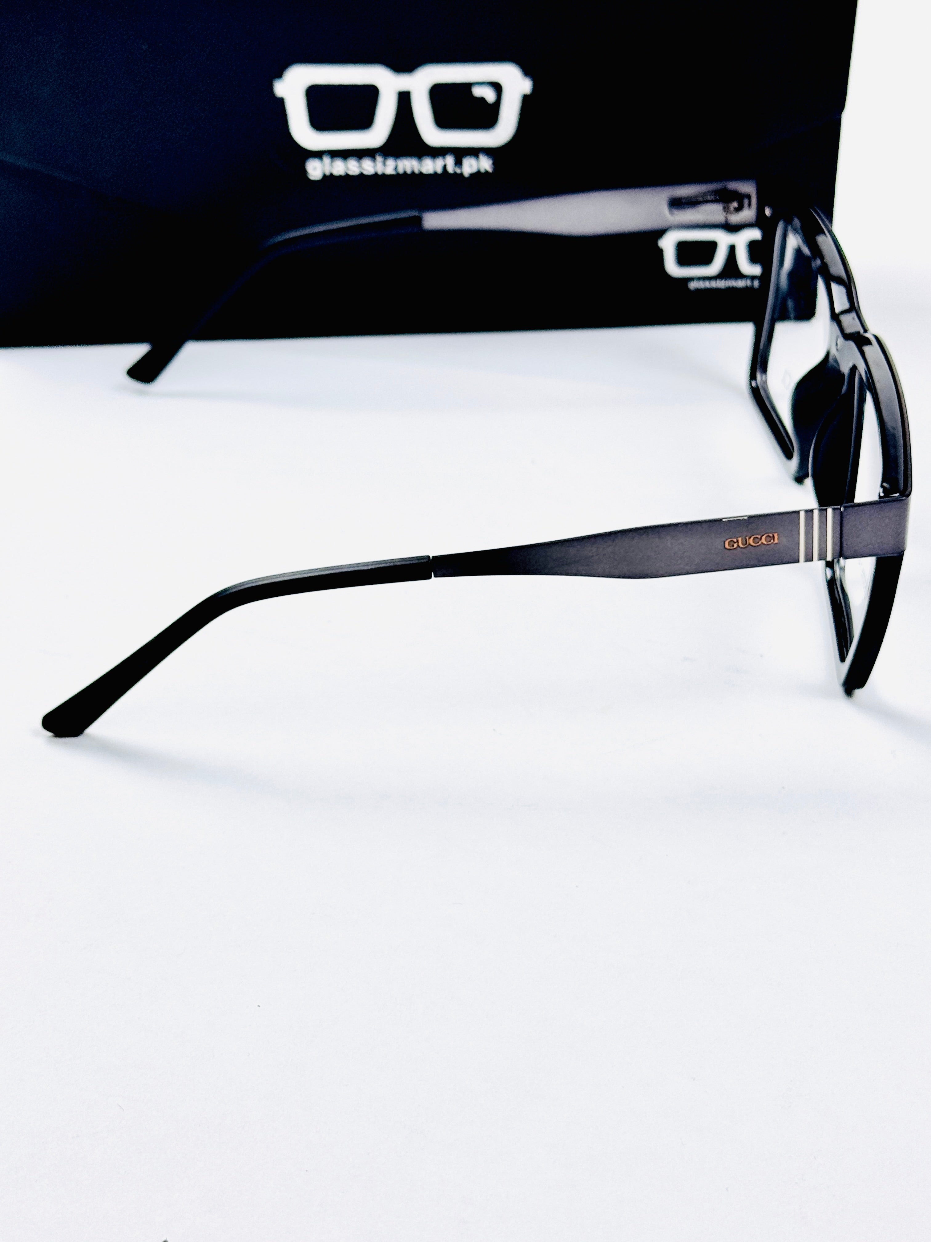 Gucci – 202413 – 52 - Grey – Metal - Acetate  – Optics - Unisex