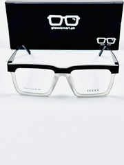 Gucci – 202413 – 52 - Translucent White – Metal - Acetate  – Optics - Unisex