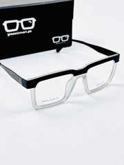 Gucci – 202413 – 52 - Translucent White – Metal - Acetate  – Optics - Unisex