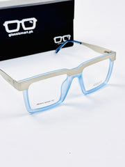 Gucci – 202413 – 52 - Transparent Blue – Metal - Acetate  – Optics - Unisex