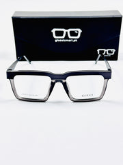 Gucci – 202413 – 52 - Black Grey – Metal - Acetate  – Optics - Unisex