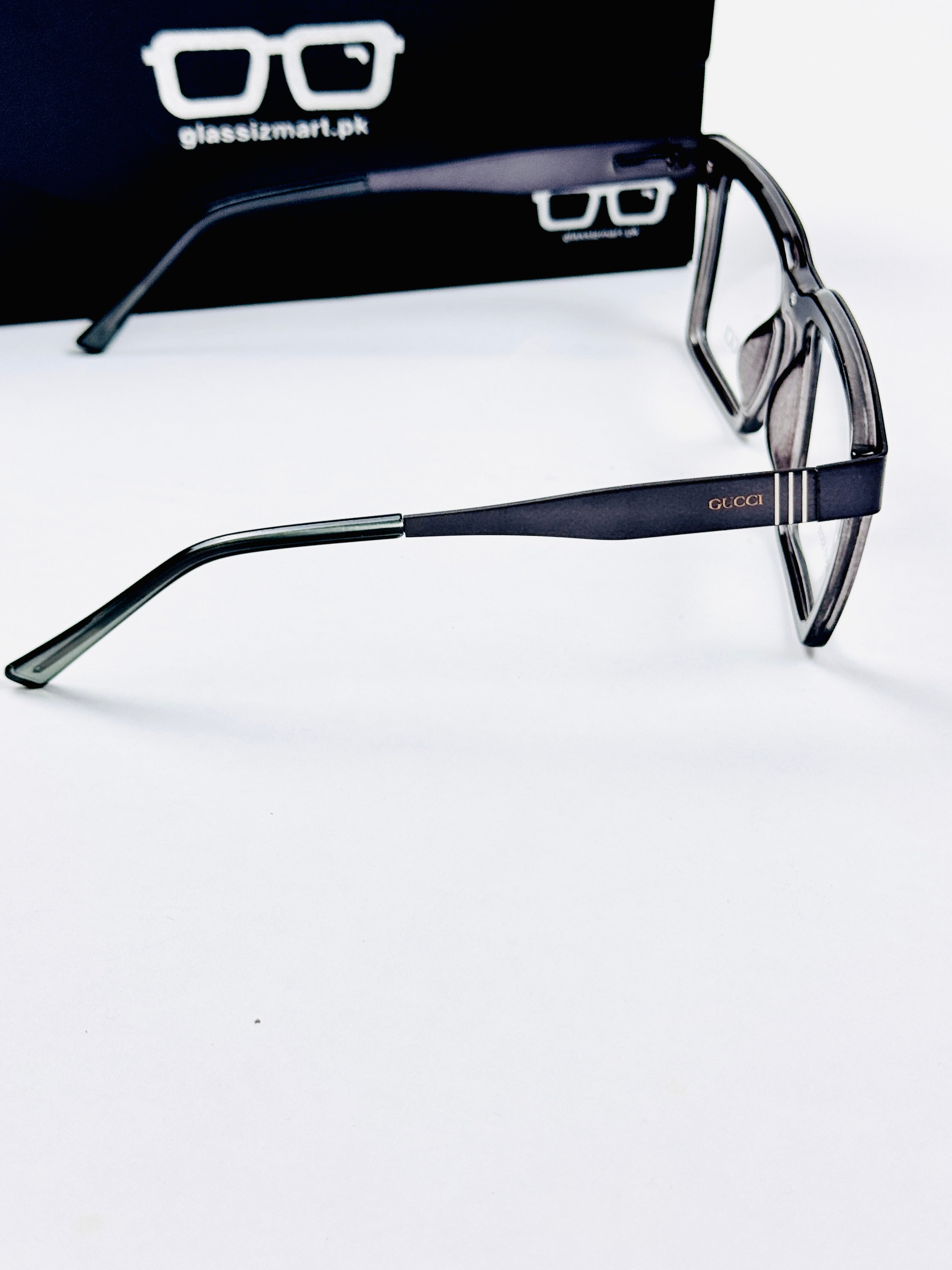 Gucci – 202413 – 52 - Black Grey – Metal - Acetate  – Optics - Unisex