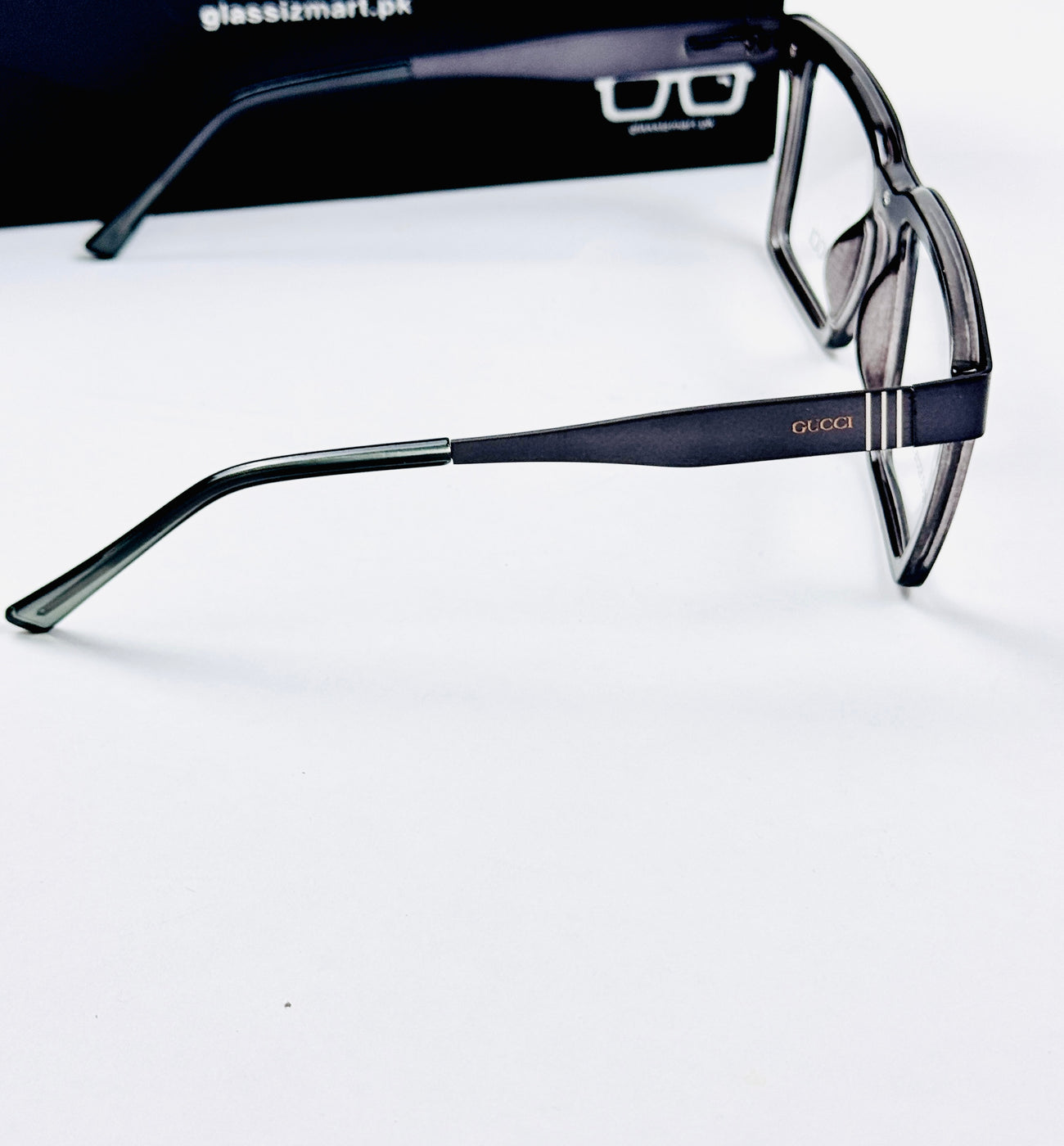 Gucci – 202413 – 52 - Black Grey – Metal - Acetate  – Optics - Unisex