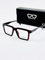 Gucci – 202413 – 52 - Brown – Metal - Acetate  – Optics - Unisex