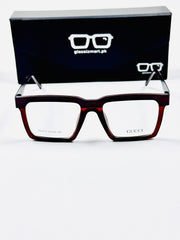 Gucci – 202413 – 52 - Brown – Metal - Acetate  – Optics - Unisex