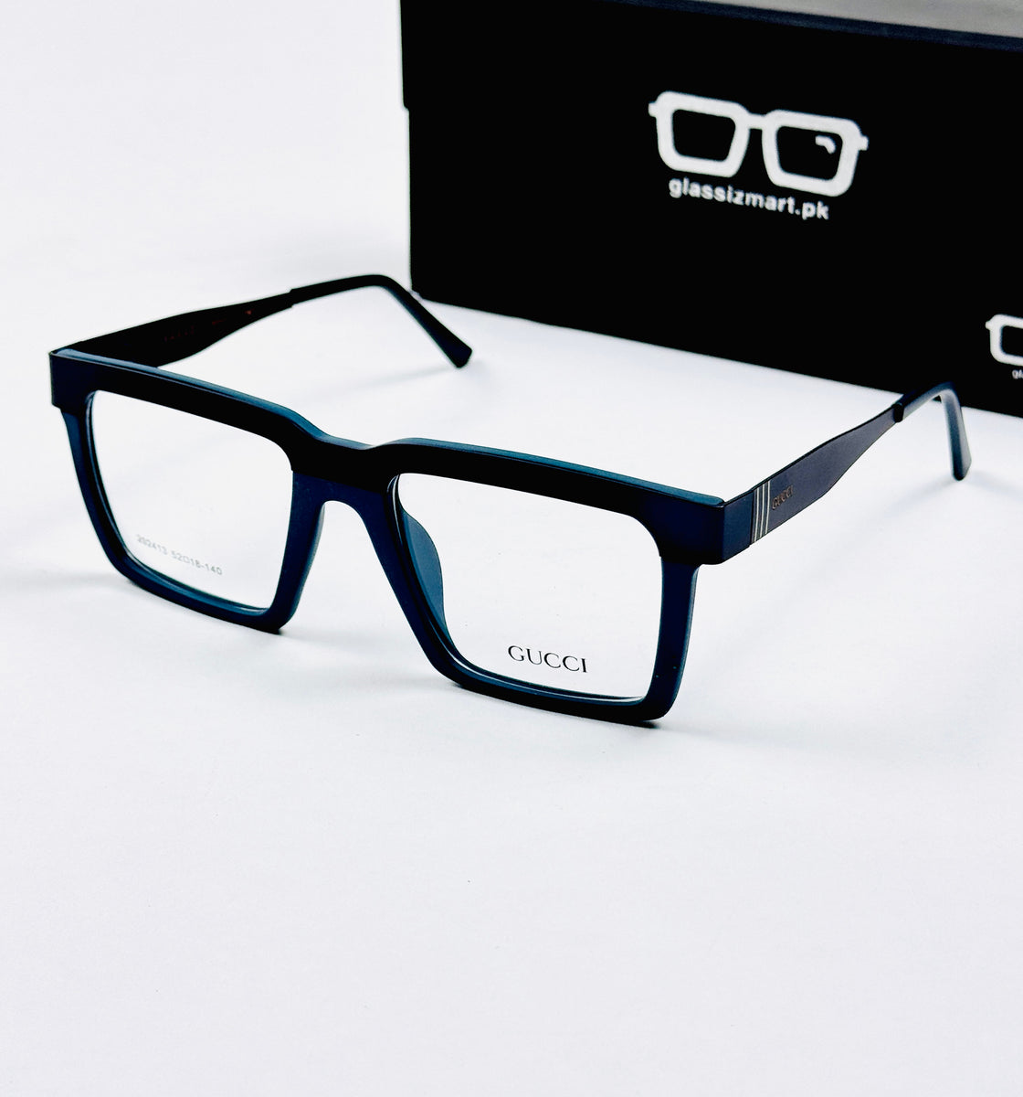 Gucci – 202413 – 52 - Green Black – Metal - Acetate  – Optics - Unisex