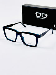 Gucci – 202413 – 52 - Green Black – Metal - Acetate  – Optics - Unisex