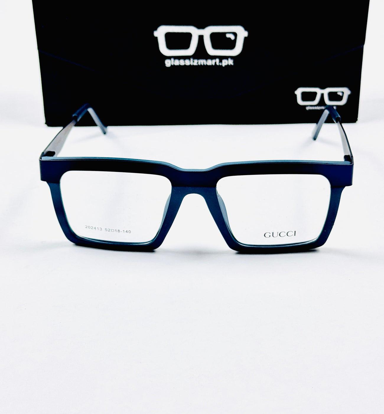 Gucci – 202413 – 52 - Green Black – Metal - Acetate  – Optics - Unisex