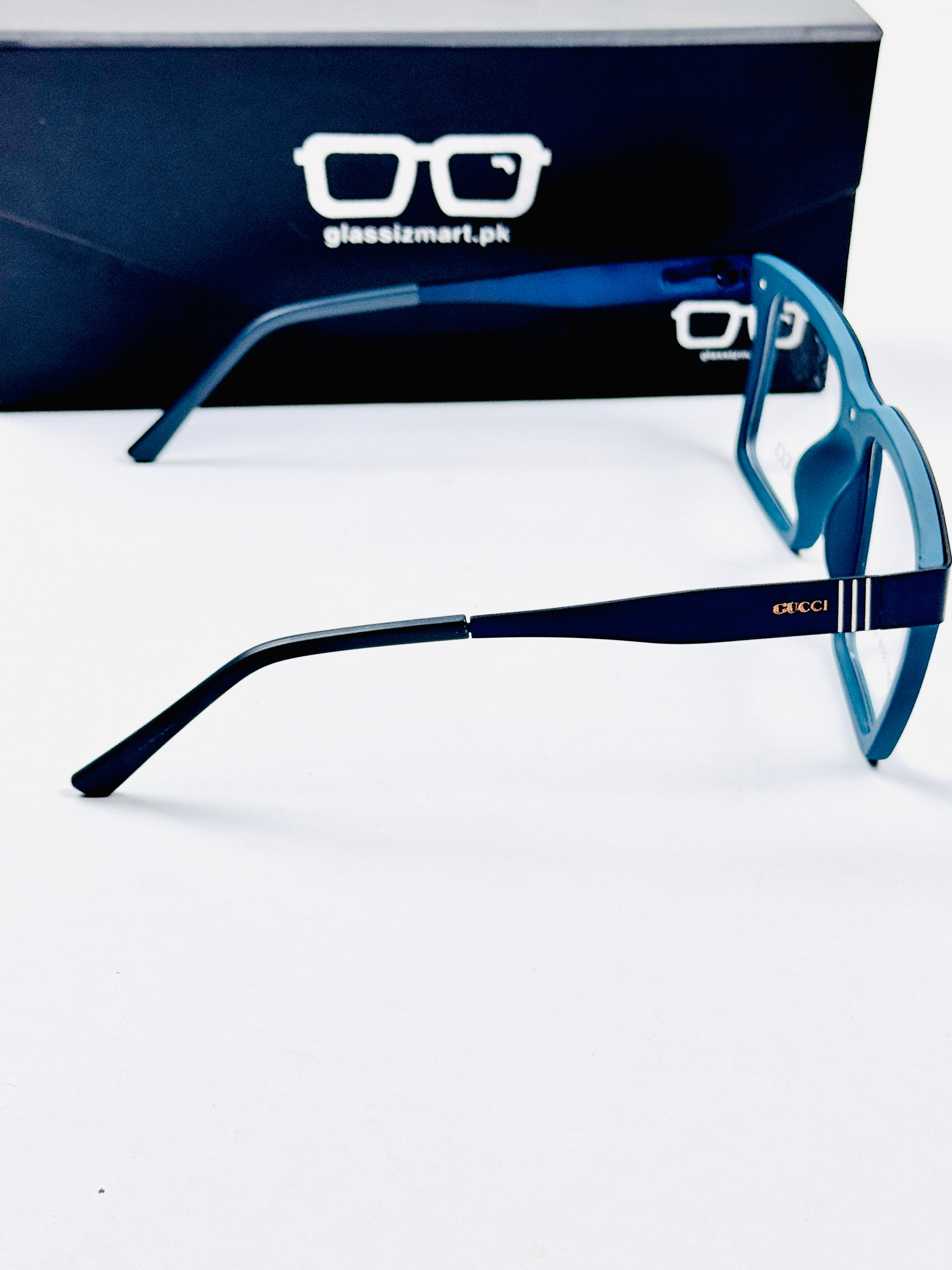 Gucci – 202413 – 52 - Green Black – Metal - Acetate  – Optics - Unisex