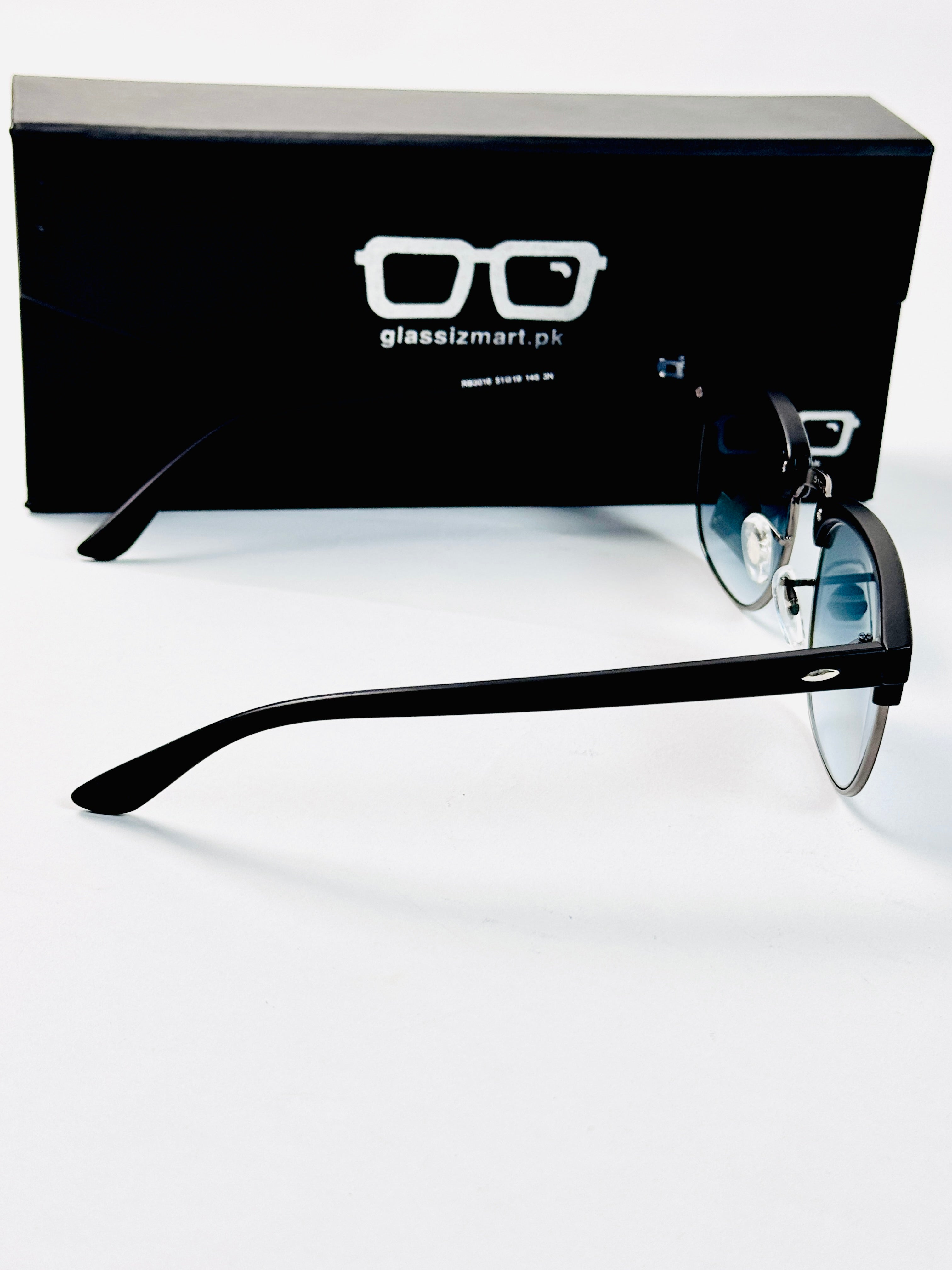 RayBan – 3016 – 51 – Black Blue –  Metal - Sunglasses – Unisex