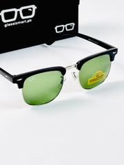 RayBan – 3016 – 51 – Silver Green –  Metal - Sunglasses – Unisex