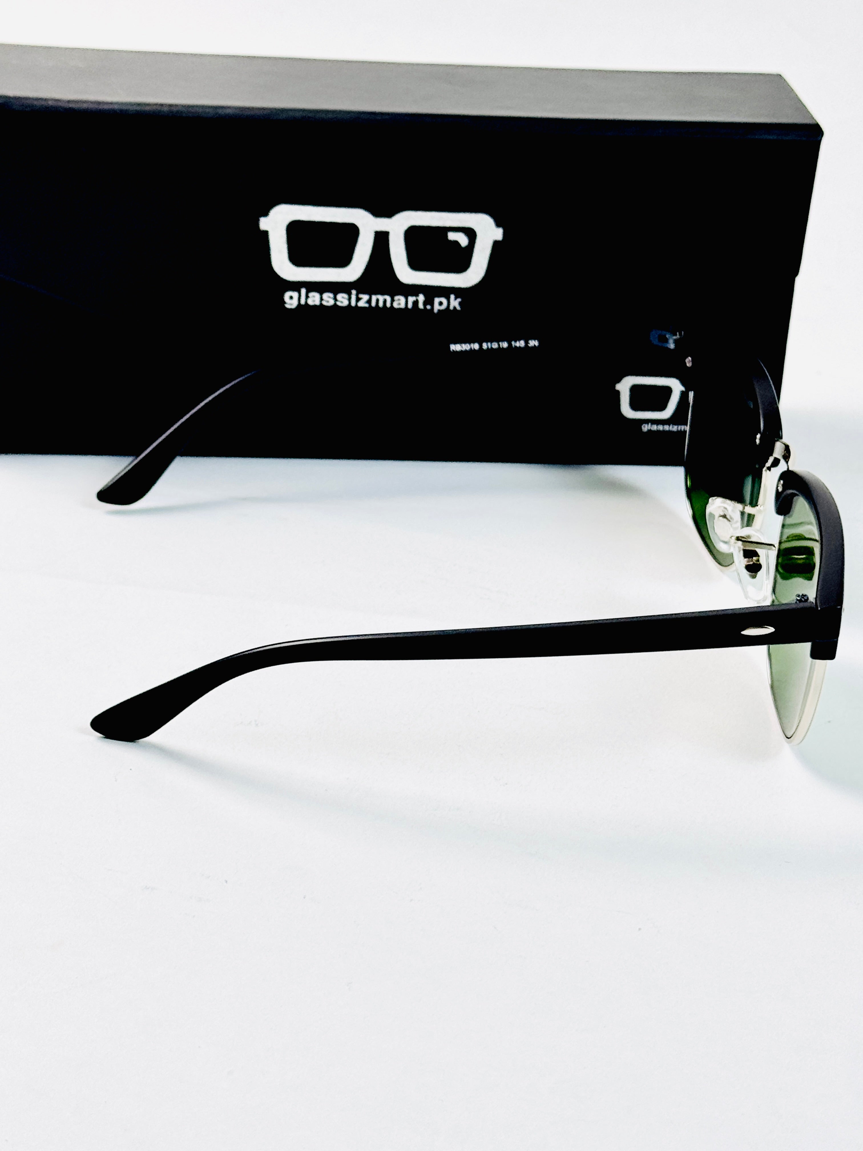RayBan – 3016 – 51 – Silver Green –  Metal - Sunglasses – Unisex