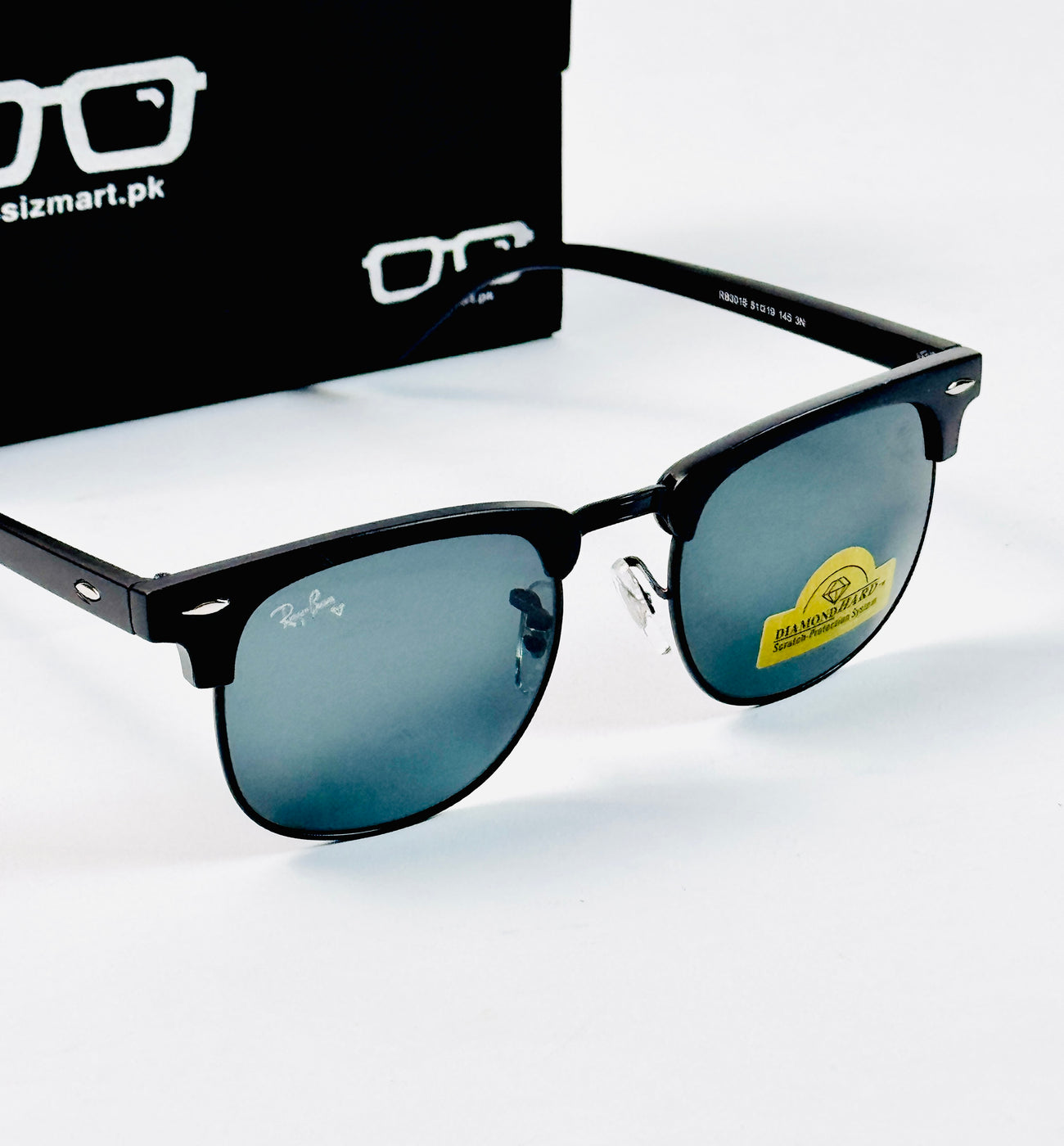 RayBan – 3016 – 51 – Black –  Metal - Sunglasses – Unisex